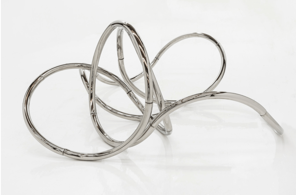 Untitled, 2018 <br>
Stainless Steel <br>
Variable Measures 