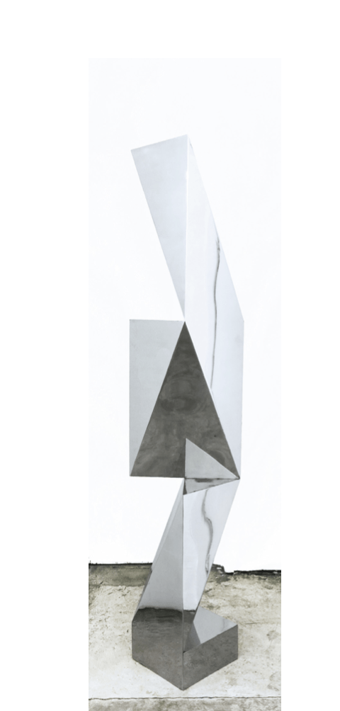 Totem <br>
Stainless Steel <br>
78.74 x 11.81 x 11.81 inches (200 x 30 x 30 cm)<br> Available on Demand