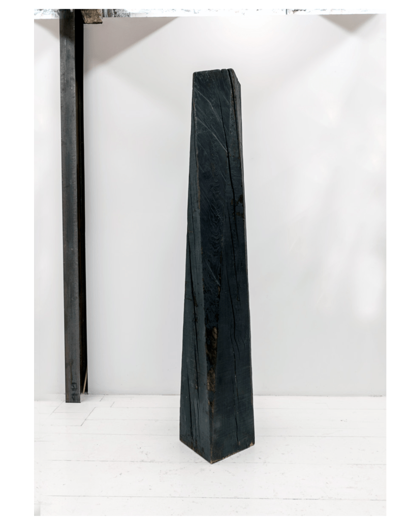 Column <br>
Burned Pine <br>
78.74 x 11.81 x 11.81 inches (200 x 30 x 30 cm)<br>
Available on Demand 