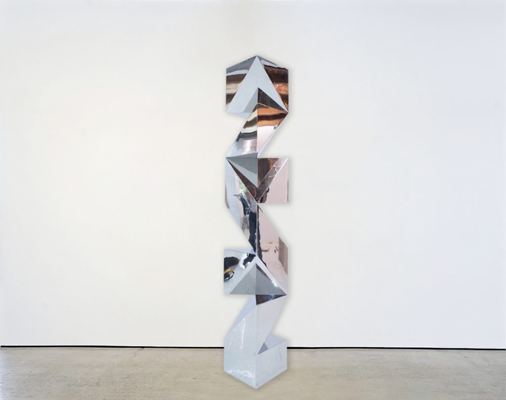 Column 9, 2023<br>
stainless steel<br>
78.74 x 11.81 x 11.81 inches <br>(200 x 30 x 30 cm)<br>